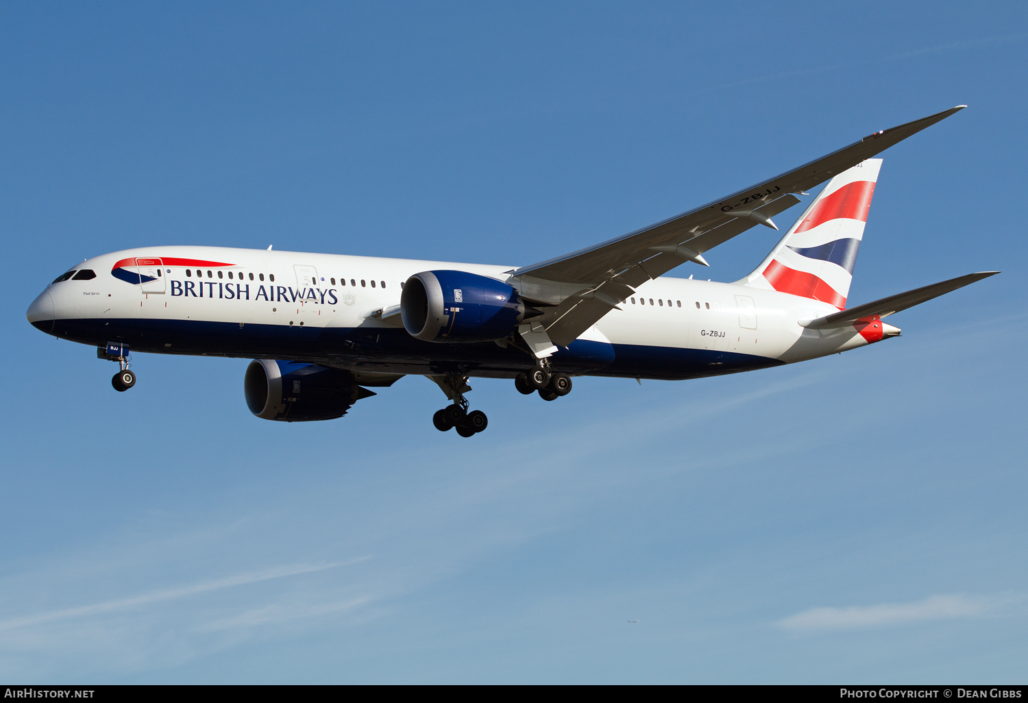 Aircraft Photo of G-ZBJJ | Boeing 787-8 Dreamliner | British Airways | AirHistory.net #93738
