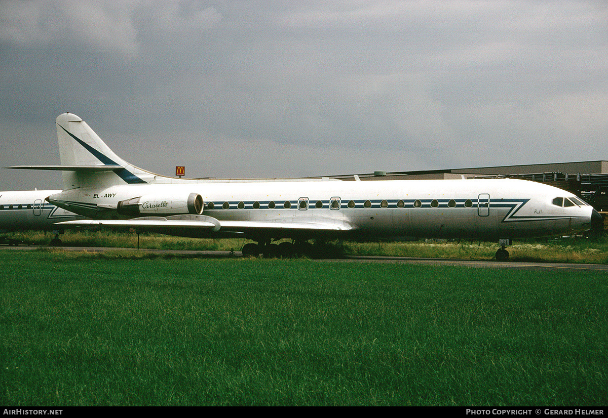 Aircraft Photo of EL-AWY | Sud SE-210 Caravelle 11R | AirHistory.net #93748