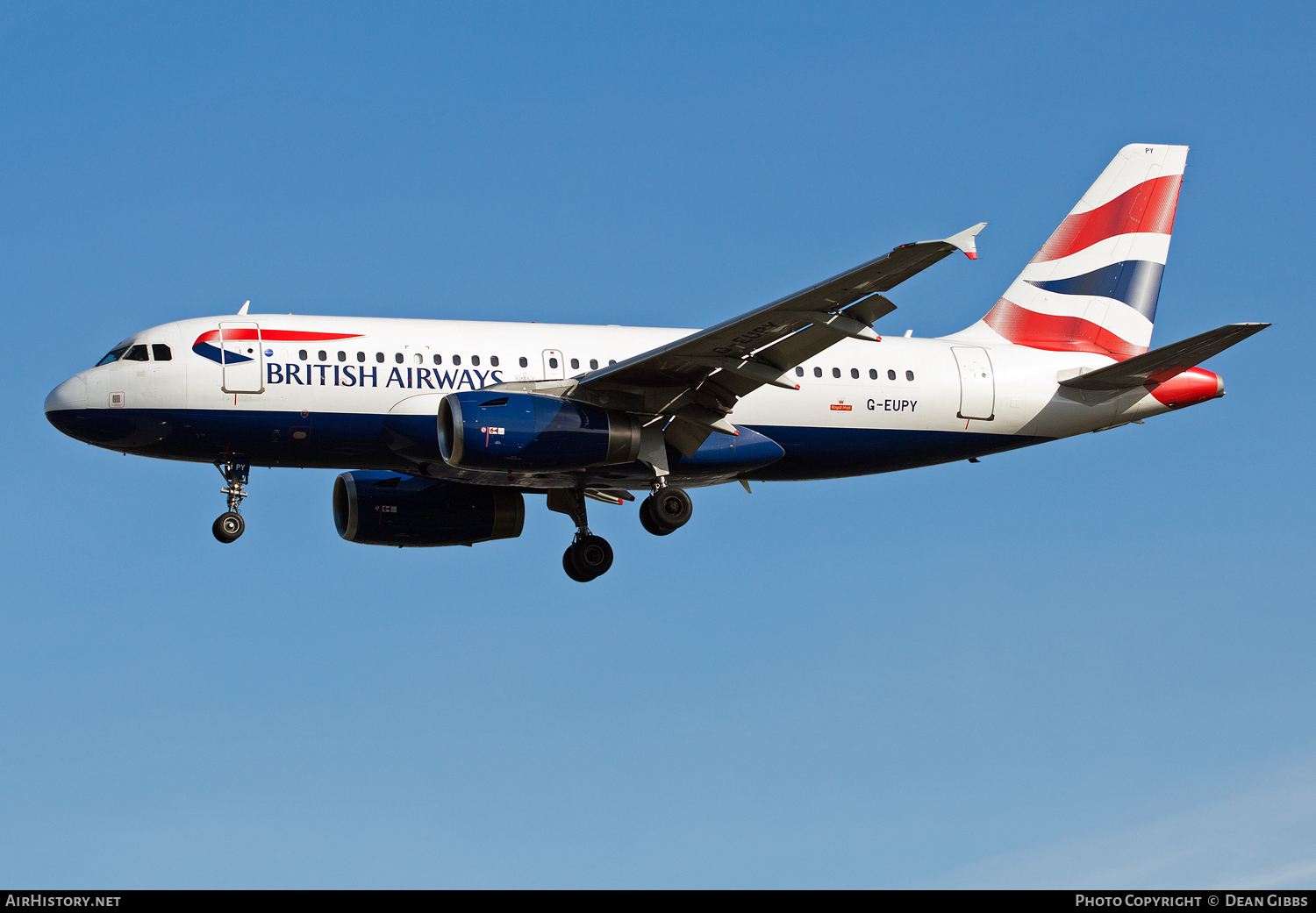 Aircraft Photo of G-EUPY | Airbus A319-131 | British Airways | AirHistory.net #93756