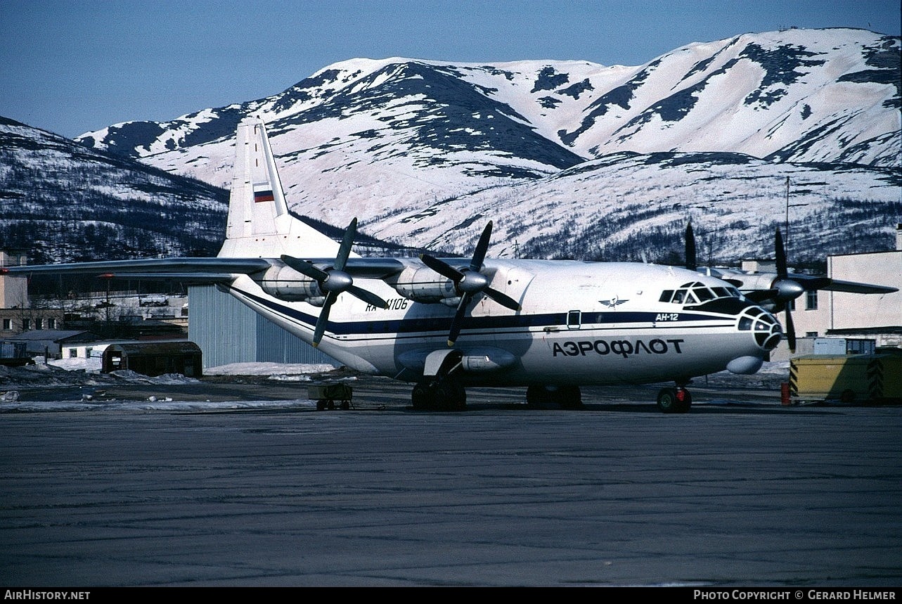 Aircraft Photo of RA-11106 | Antonov An-12TB | Aeroflot | AirHistory.net #93794