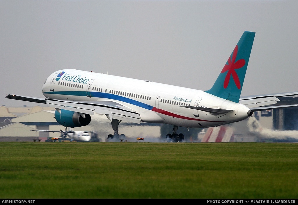Aircraft Photo of G-OOBH | Boeing 757-236 | First Choice Airways | AirHistory.net #93807
