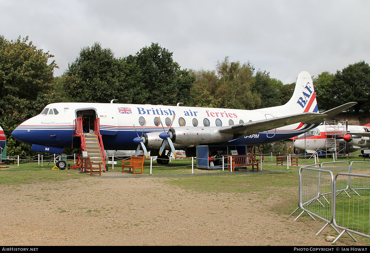 Aircraft Photo of G-APIM | Vickers 806 Viscount | British Air Ferries - BAF | AirHistory.net #93856