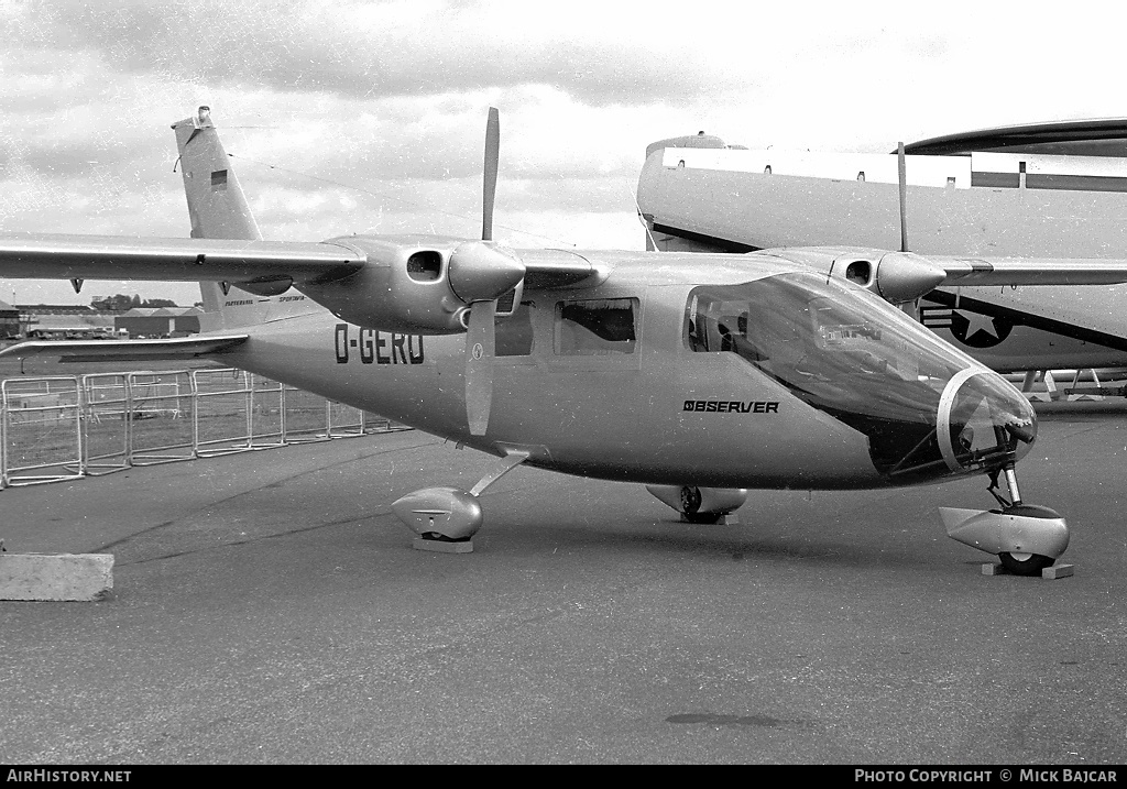 Aircraft Photo of D-GERD | Partenavia P-68 Observer | AirHistory.net #93906