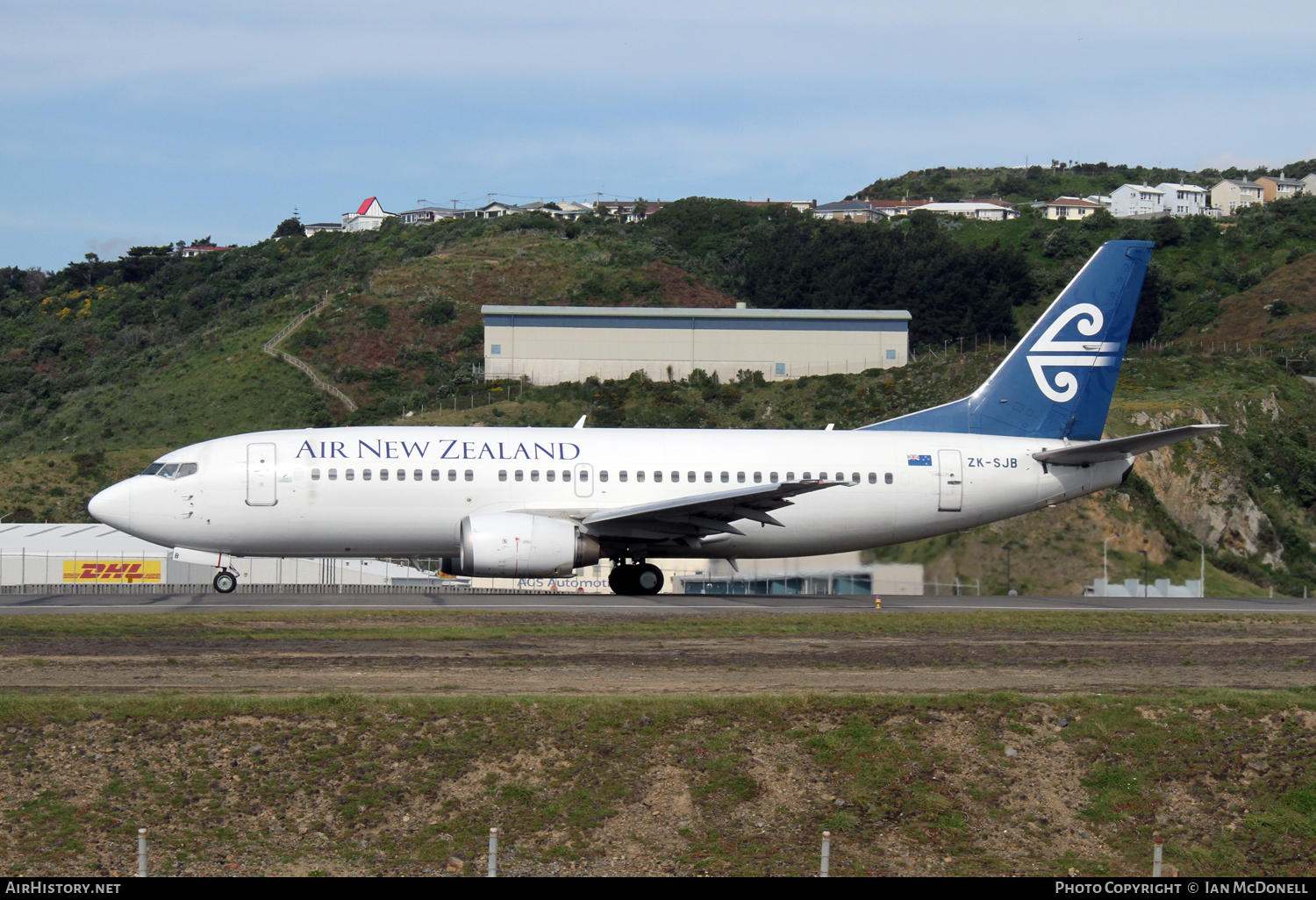 Aircraft Photo of ZK-SJB | Boeing 737-33R | Air New Zealand | AirHistory.net #93917