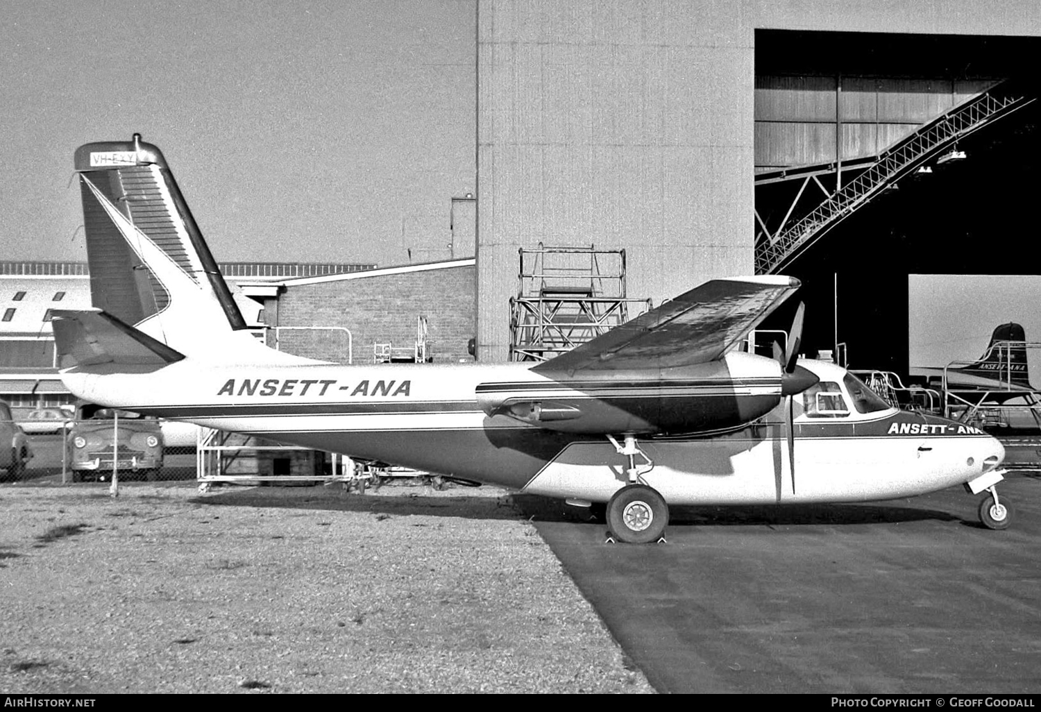 Aircraft Photo of VH-EXY | Aero Commander 680E Commander | Ansett - ANA | AirHistory.net #93931