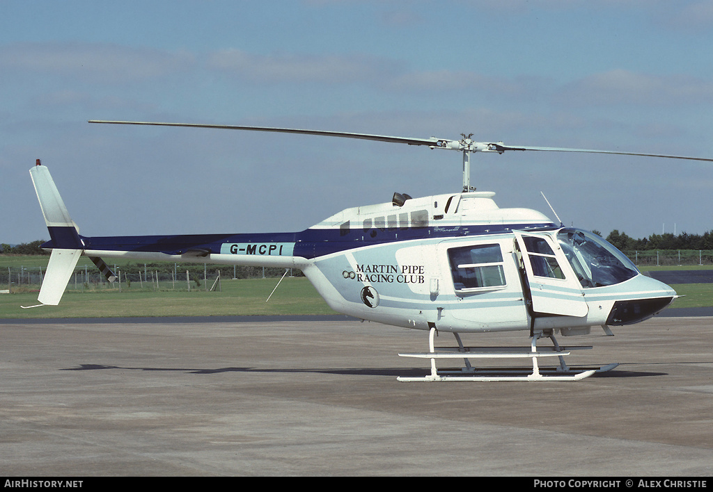 Aircraft Photo of G-MCPI | Bell 206B-3 JetRanger III | Martin Pipe Racing Club | AirHistory.net #93954