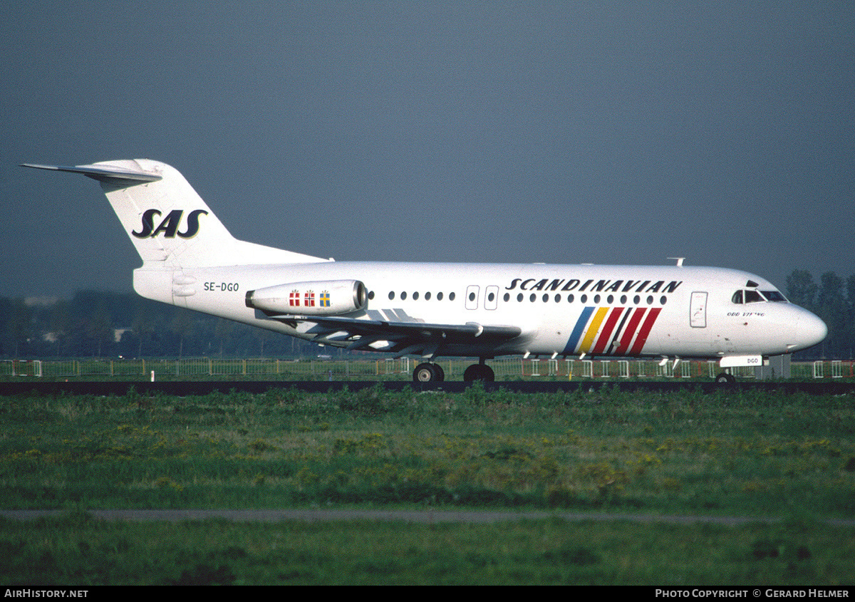 Aircraft Photo of SE-DGO | Fokker F28-4000 Fellowship | Scandinavian Airlines - SAS | AirHistory.net #93983