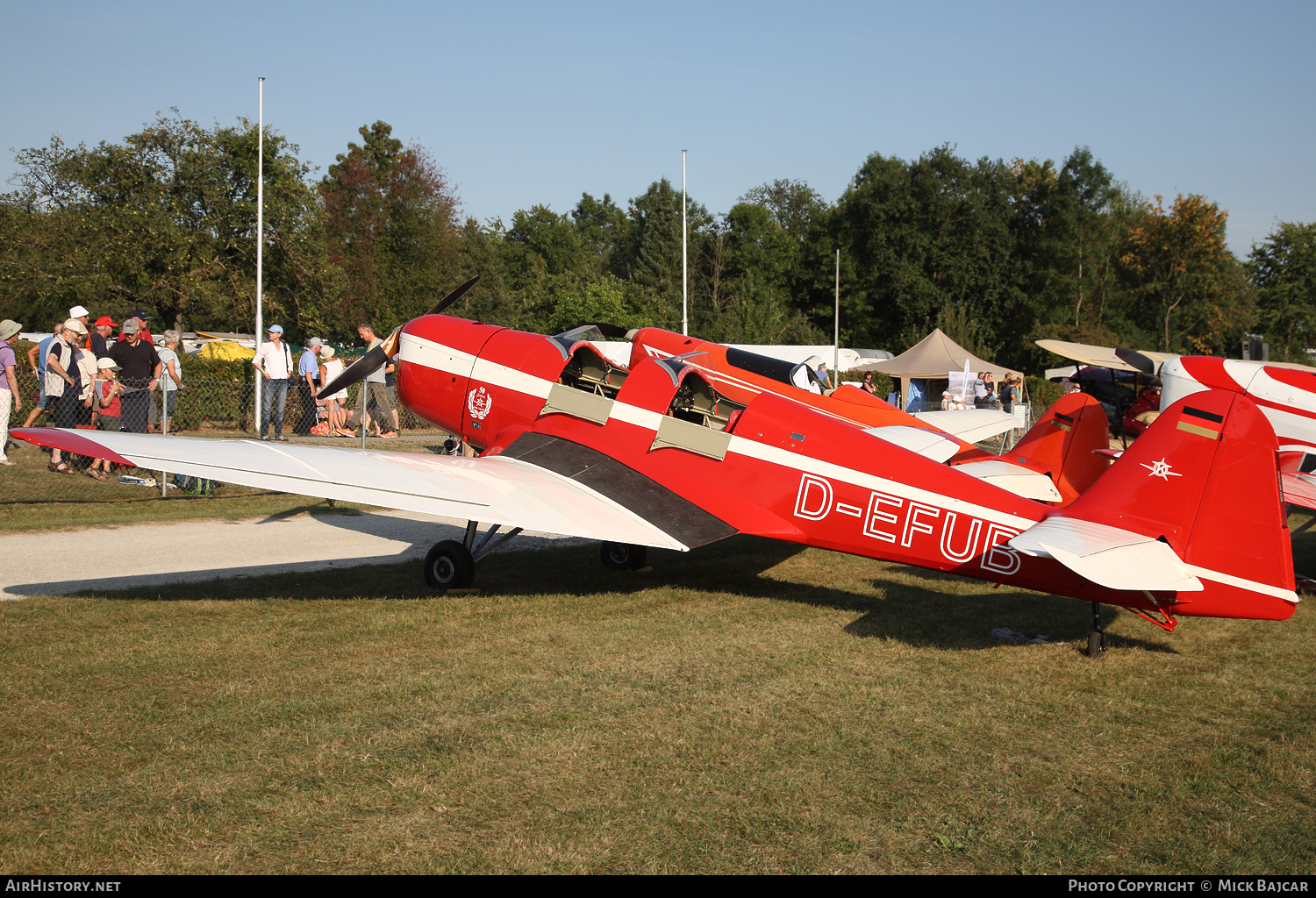 Aircraft Photo of D-EFUB | Klemm Kl 35D | AirHistory.net #93984