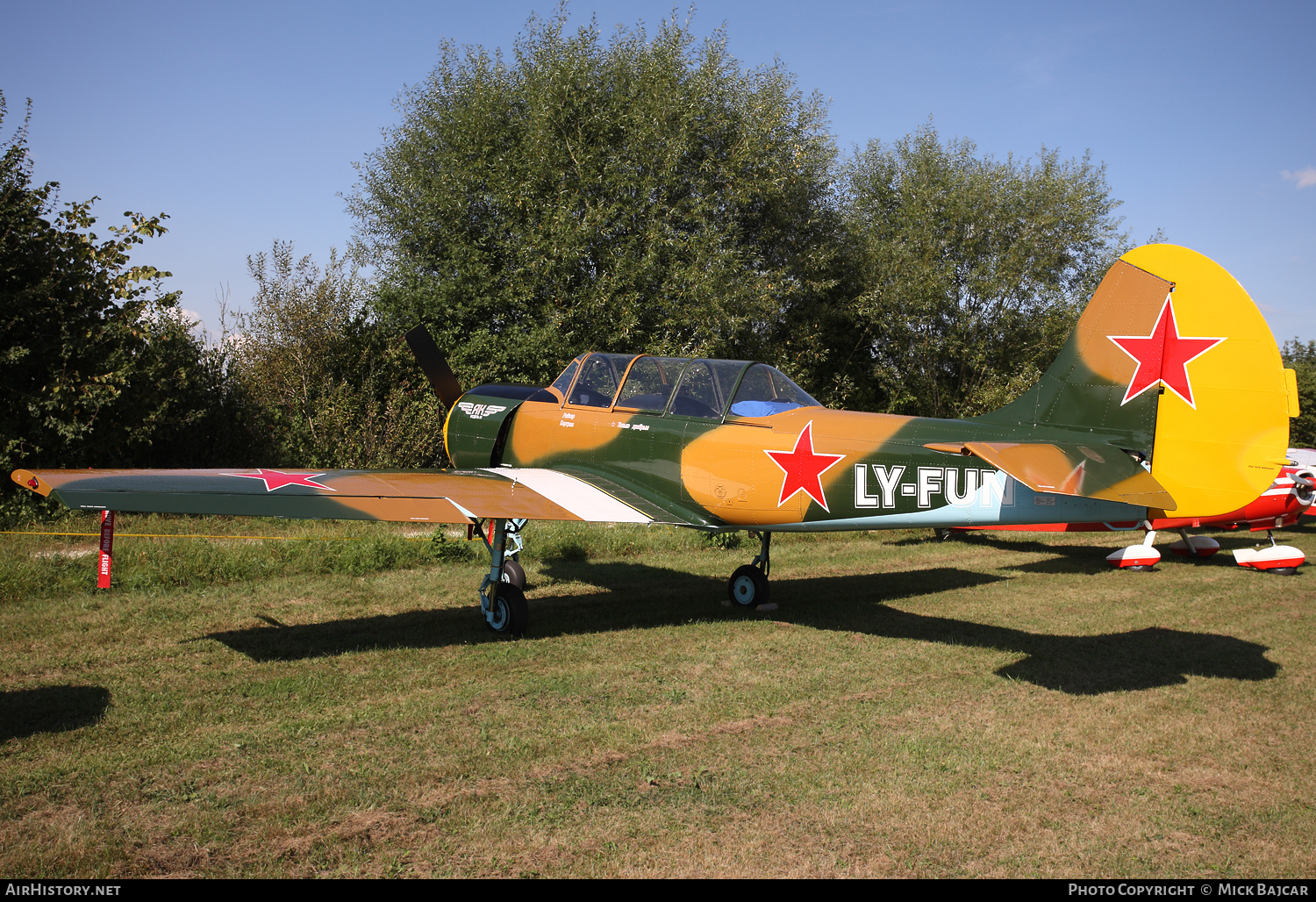 Aircraft Photo of LY-FUN | Yakovlev Yak-52 | Russia - Air Force | AirHistory.net #94000