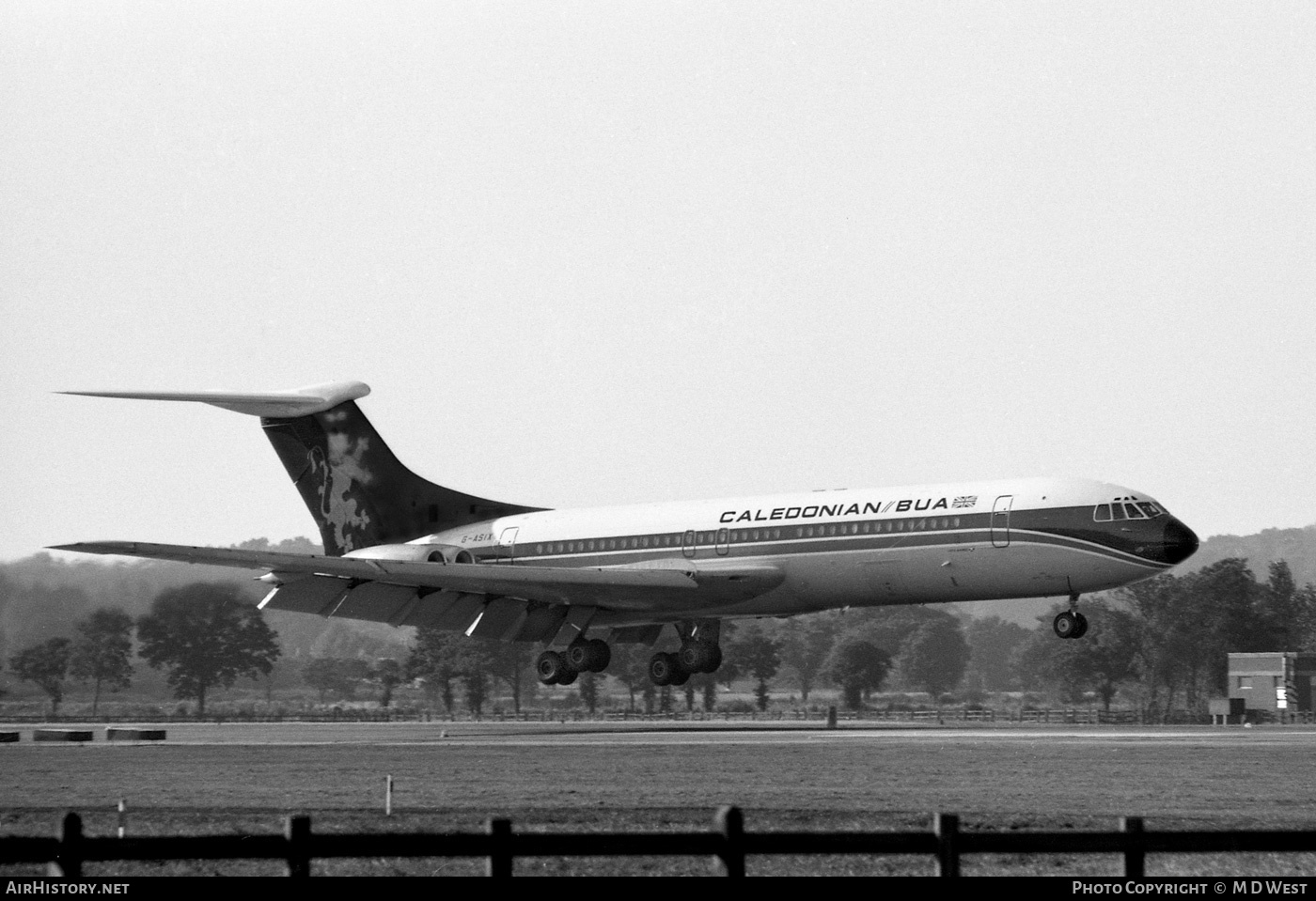 Aircraft Photo of G-ASIX | Vickers VC10 Srs1103 | Caledonian/BUA | AirHistory.net #94029