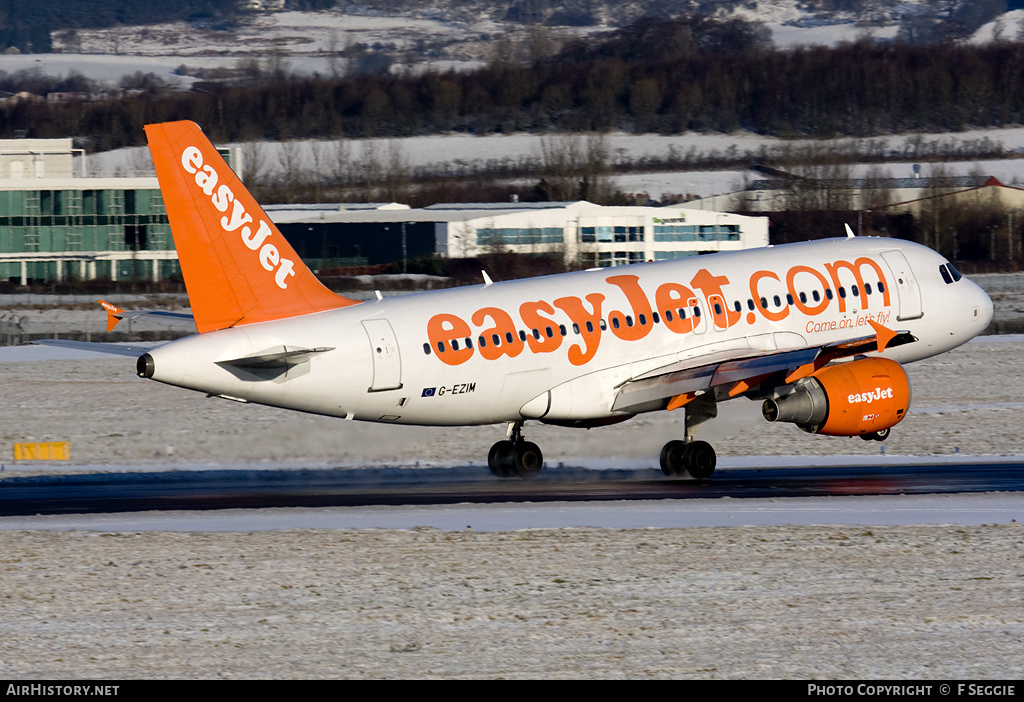 Aircraft Photo of G-EZIM | Airbus A319-111 | EasyJet | AirHistory.net #94036