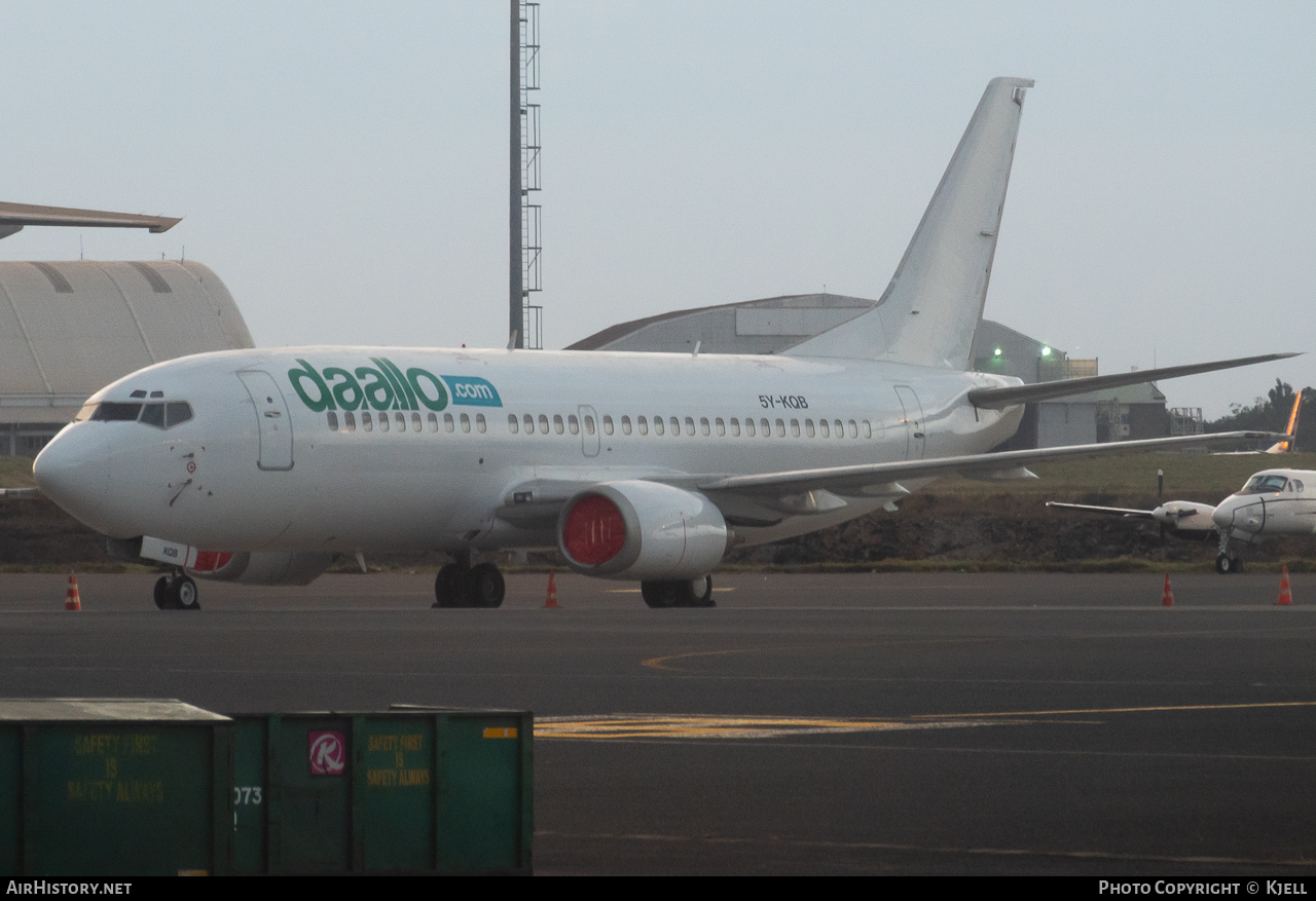 Aircraft Photo of 5Y-KQB | Boeing 737-3U8 | Daallo Airlines | AirHistory.net #94057