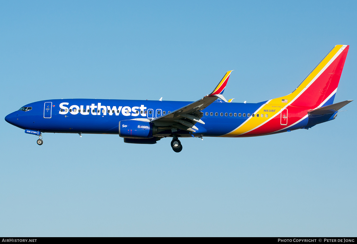 Aircraft Photo of N8318F | Boeing 737-8H4 | Southwest Airlines | AirHistory.net #94062