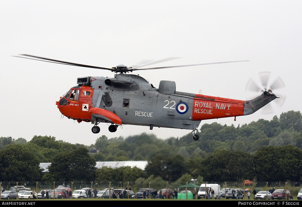 Aircraft Photo of ZA167 | Westland WS-61 Sea King HU5 | UK - Navy | AirHistory.net #94073