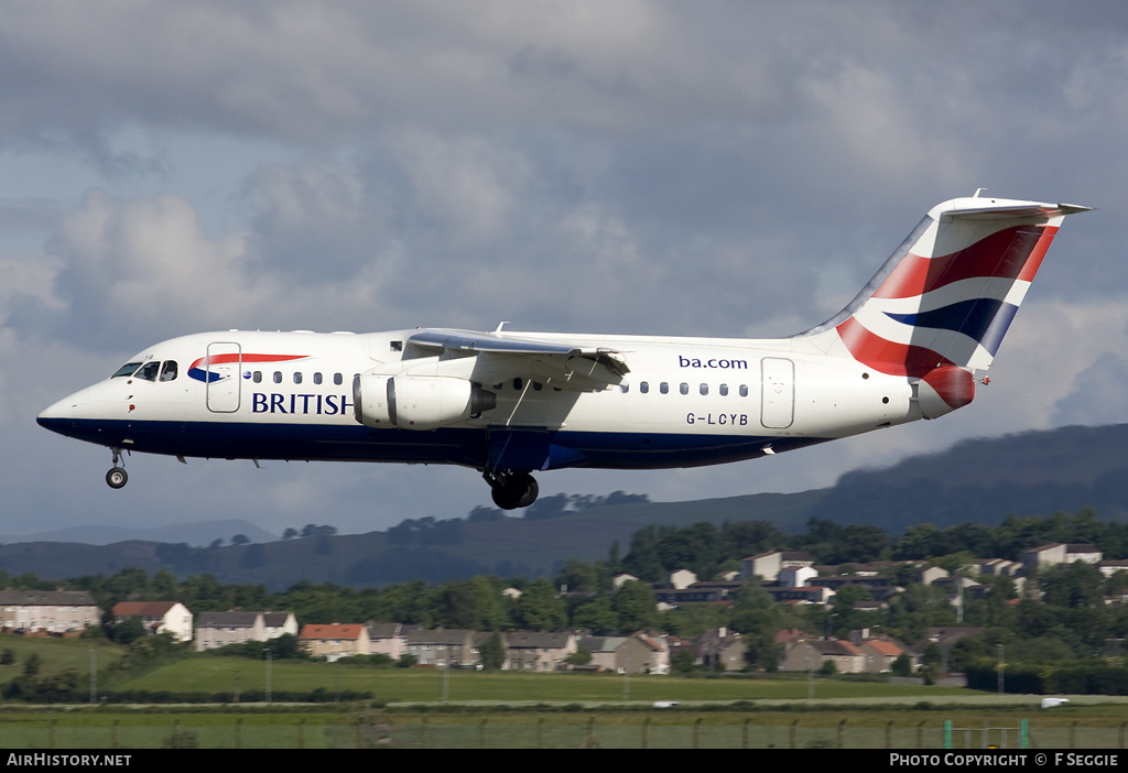 Aircraft Photo of G-LCYB | BAE Systems Avro 146-RJ85 | British Airways | AirHistory.net #94076