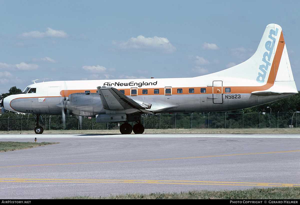 Aircraft Photo of N5823 | Convair 580 | Air New England | AirHistory.net #94078