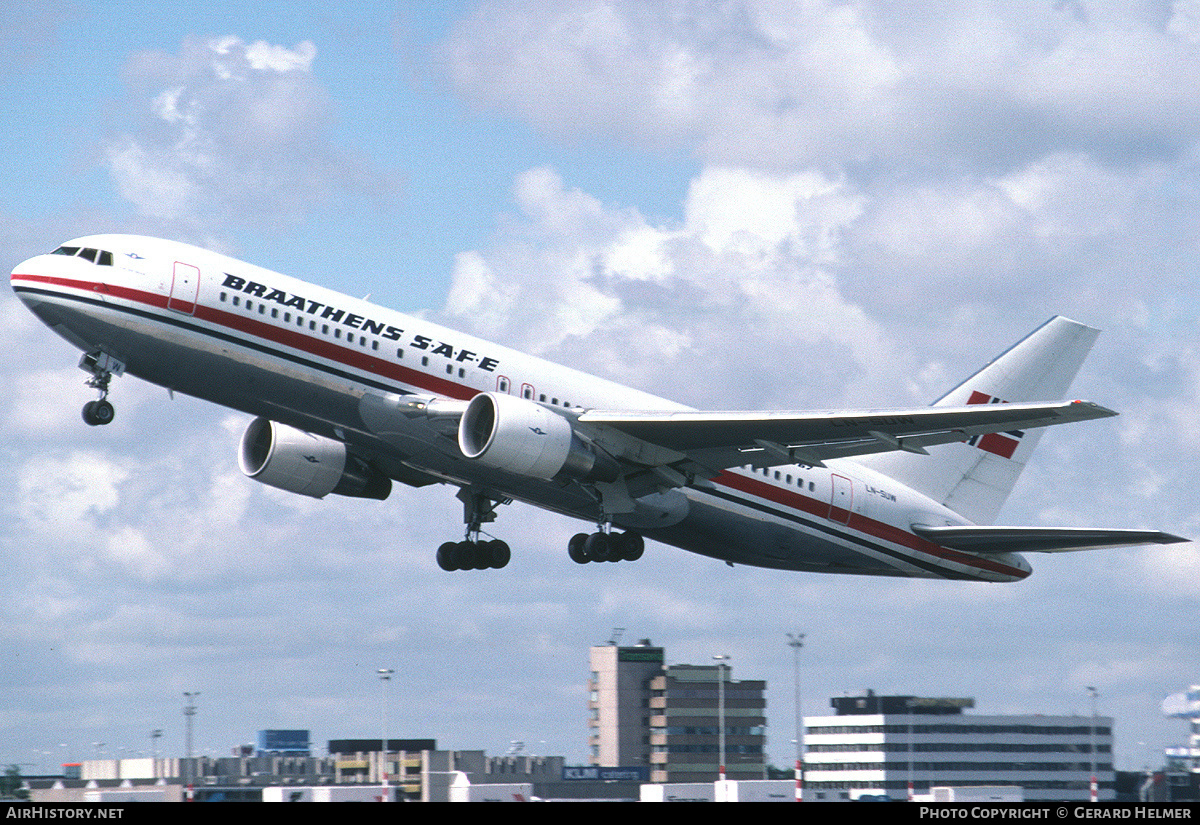 Aircraft Photo of LN-SUW | Boeing 767-205 | Braathens SAFE | AirHistory.net #94083