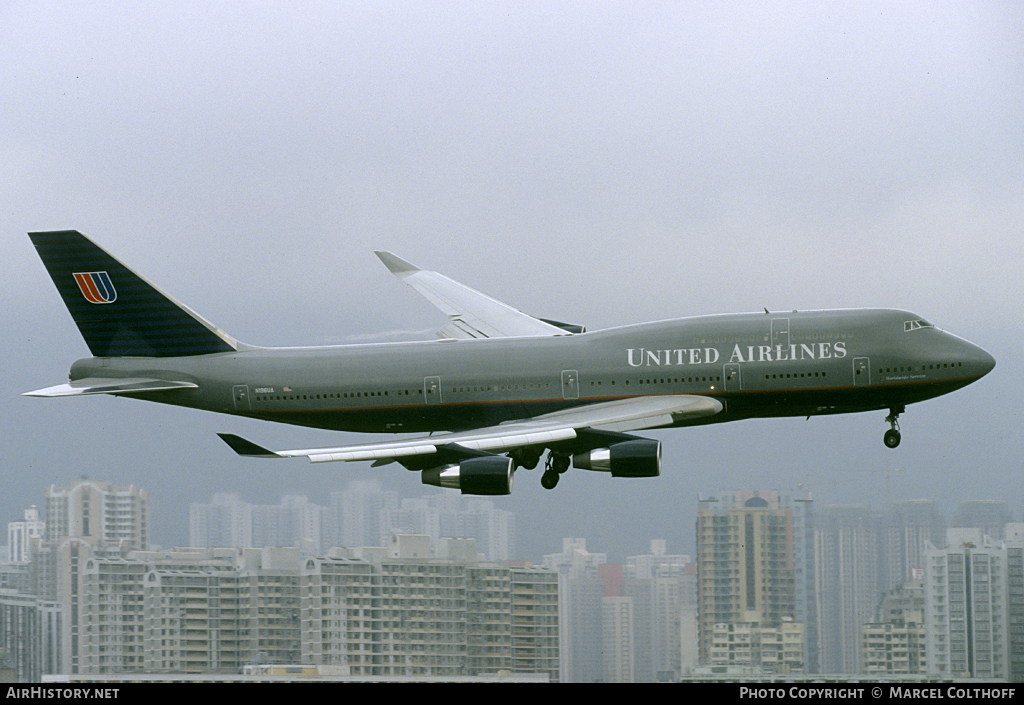 Aircraft Photo of N196UA | Boeing 747-422 | United Airlines | AirHistory.net #94088