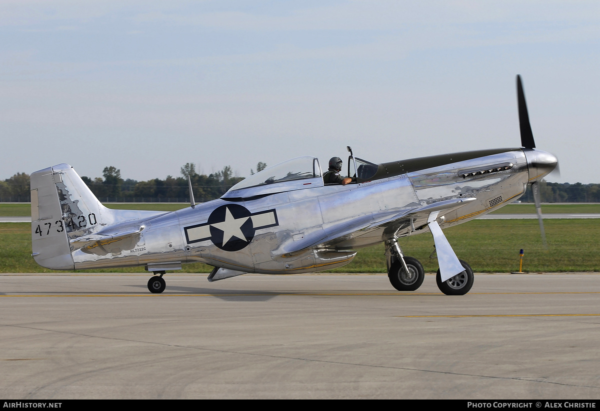 Aircraft Photo of N7722C / NL7722C / 473420 | North American P-51D Mustang | USA - Air Force | AirHistory.net #94099