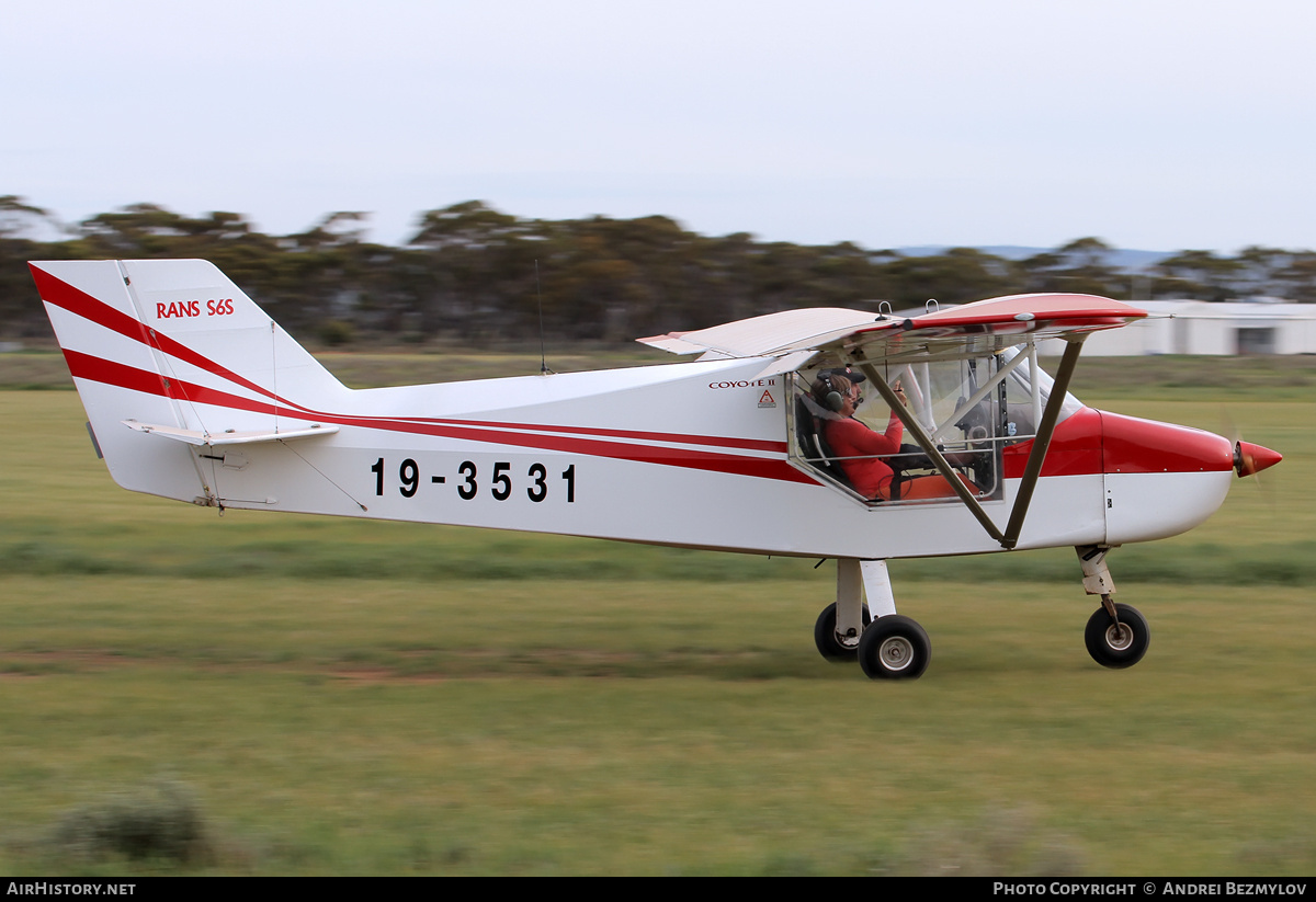 Aircraft Photo of 19-3531 | Rans S-6S/TR Coyote II | AirHistory.net #94112