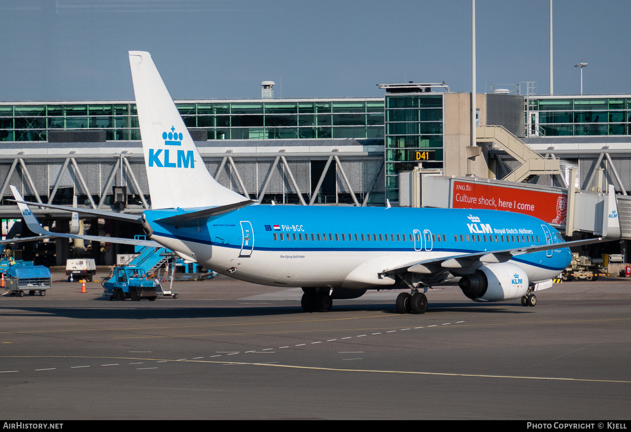 Aircraft Photo of PH-BGC | Boeing 737-8K2 | KLM - Royal Dutch Airlines | AirHistory.net #94159