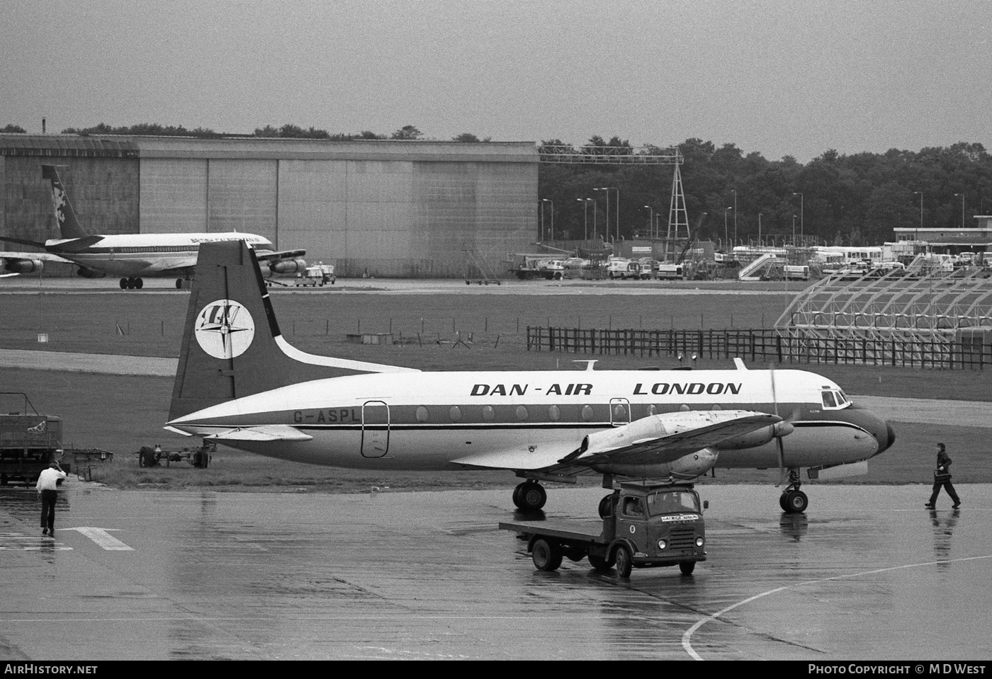 Aircraft Photo of G-ASPL | Hawker Siddeley HS-748 Srs1/108 | Dan-Air London | AirHistory.net #94166