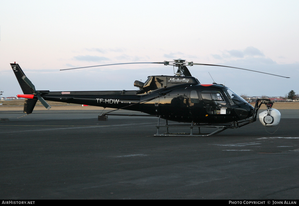 Aircraft Photo of TF-HDW | Aerospatiale AS-350B-2 Ecureuil | Norðurflug | AirHistory.net #94177