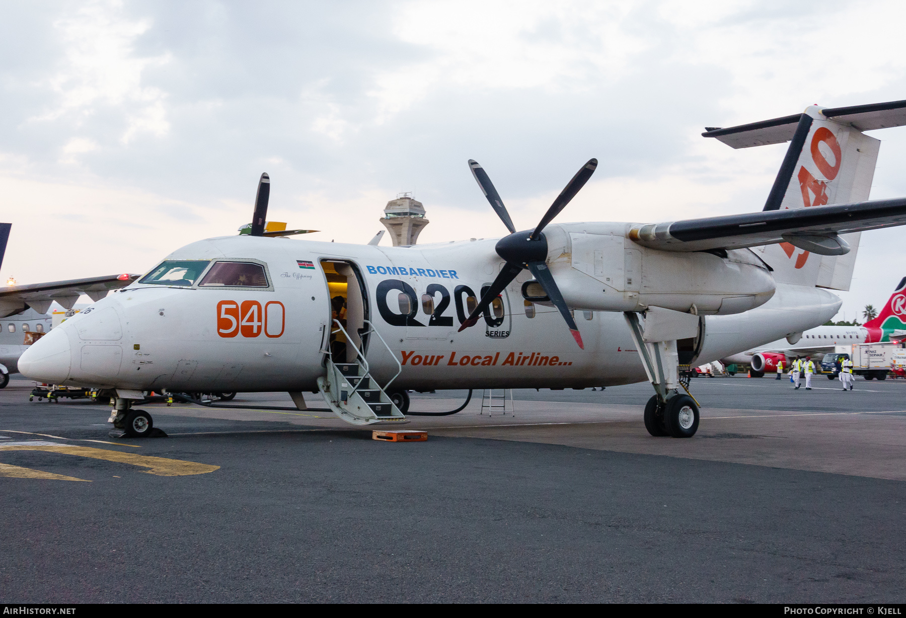 Aircraft Photo of 5Y-CGL | De Havilland Canada DHC-8-200Q Dash 8 | Fly540 | AirHistory.net #94178