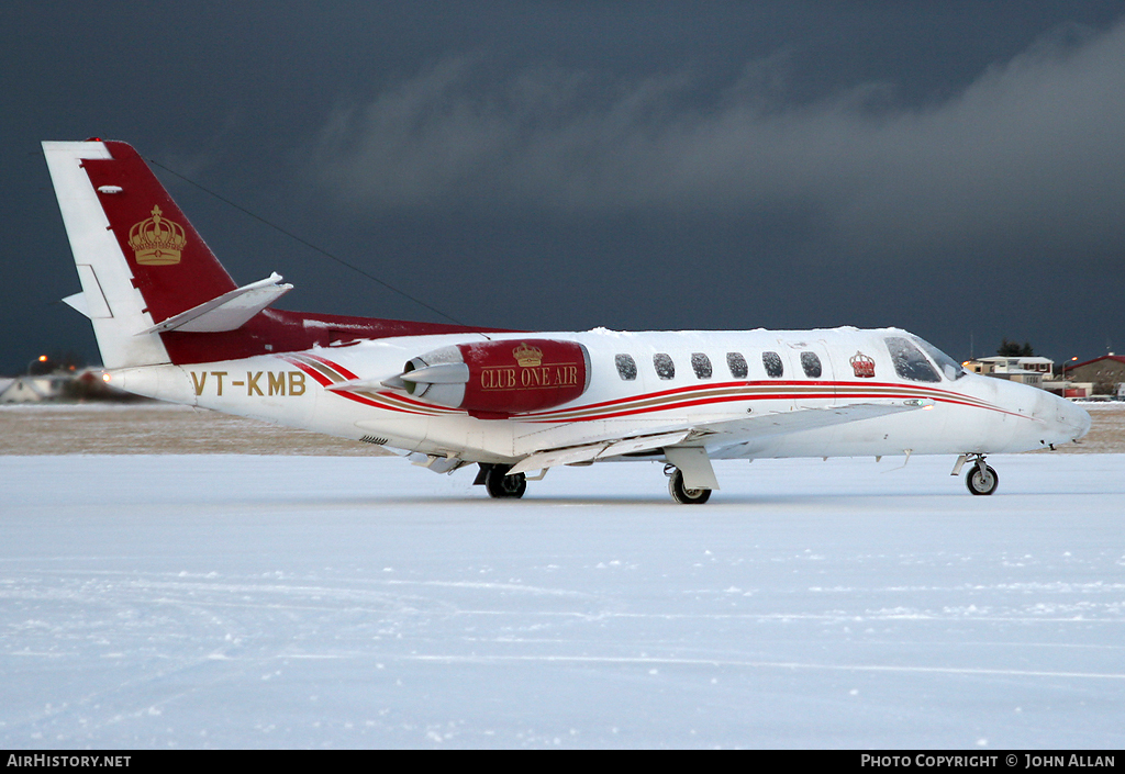 Aircraft Photo of VT-KMB | Cessna 550 Citation II | Club One Air | AirHistory.net #94201