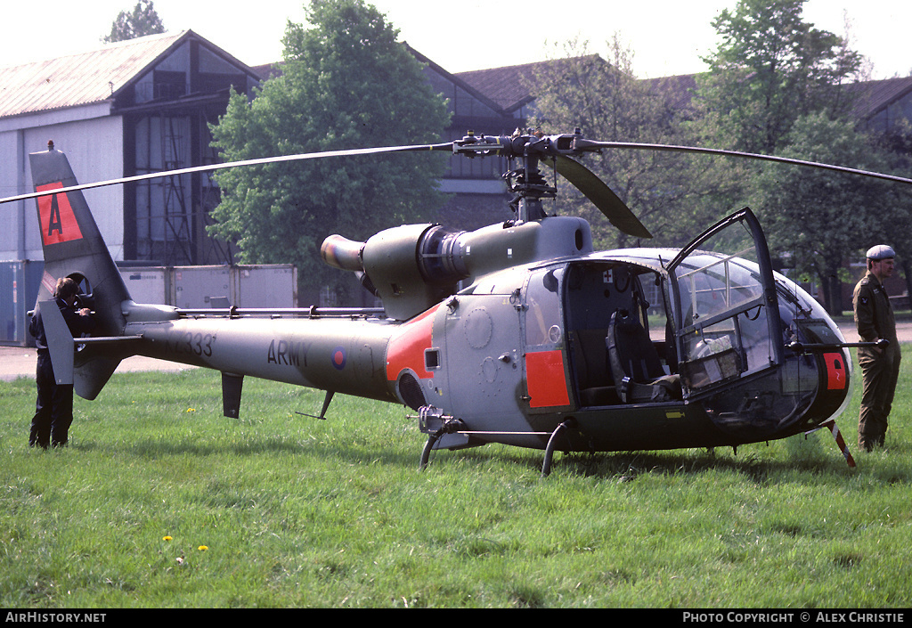 Aircraft Photo of XZ333 | Aerospatiale SA-341B Gazelle AH1 | UK - Army | AirHistory.net #94205