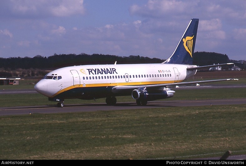 Aircraft Photo of EI-CJG | Boeing 737-204/Adv | Ryanair | AirHistory.net #94214