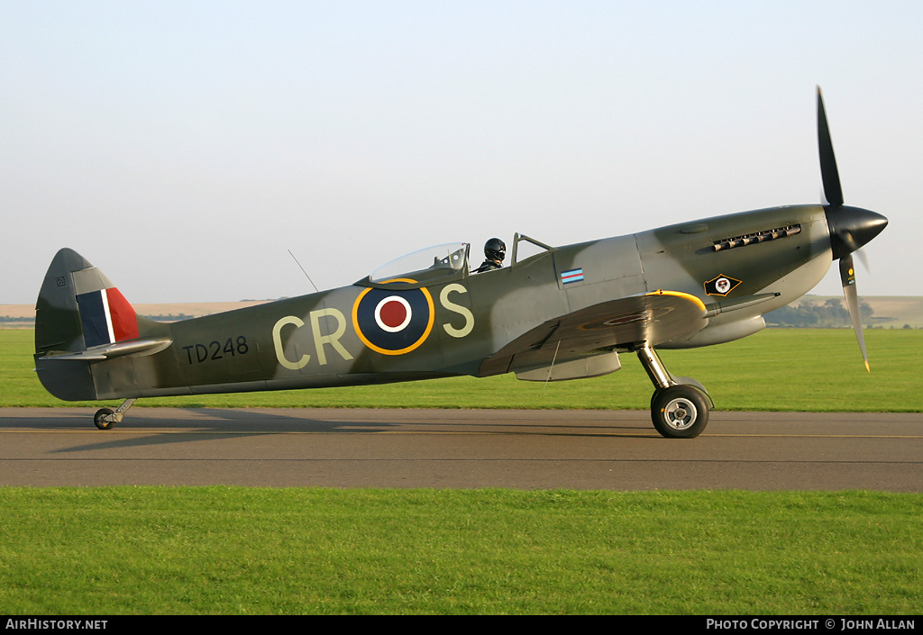 Aircraft Photo of G-OXVI / TD248 | Supermarine 361 Spitfire LF16E | UK - Air Force | AirHistory.net #94226