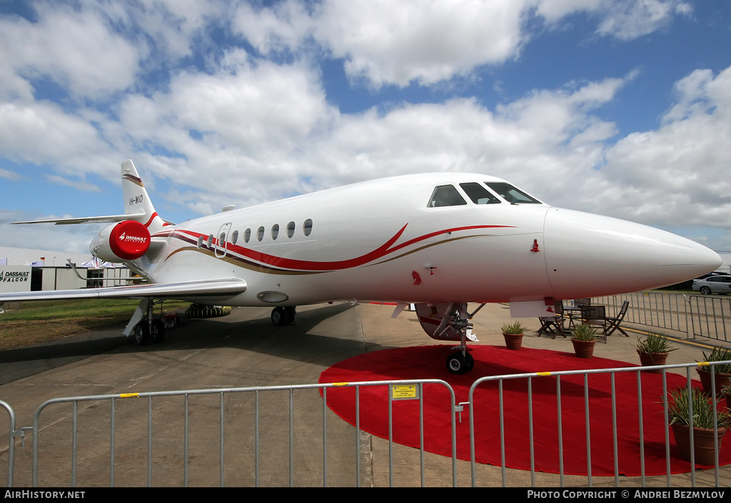 Aircraft Photo of VH-WIO | Dassault Falcon 2000LX | AirHistory.net #94233