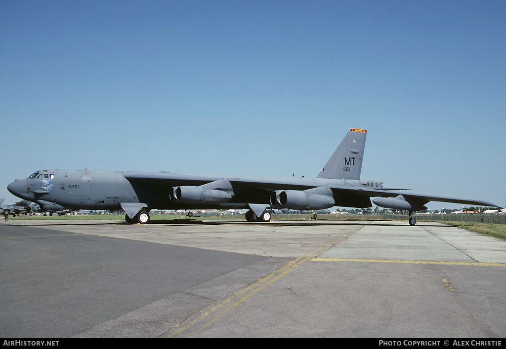 Aircraft Photo of 60-0051 / AF60-051 | Boeing B-52H Stratofortress | USA - Air Force | AirHistory.net #94263