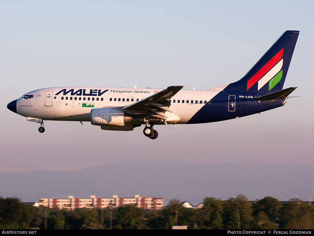 Aircraft Photo of HA-LOA | Boeing 737-7Q8 | Malév - Hungarian Airlines | AirHistory.net #94265