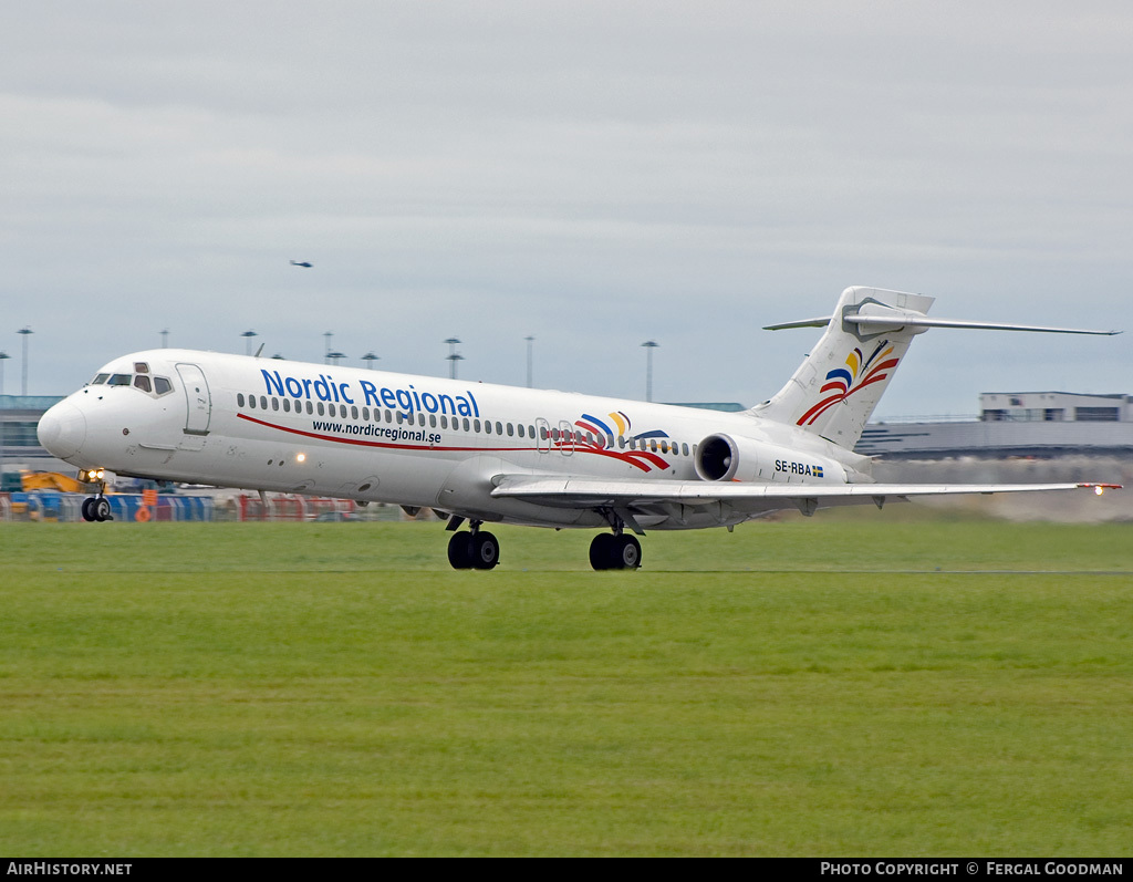 Aircraft Photo of SE-RBA | McDonnell Douglas MD-87 (DC-9-87) | Nordic Regional | AirHistory.net #94271