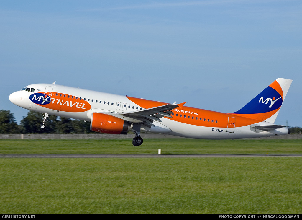 Aircraft Photo of G-FTDF | Airbus A320-231 | MyTravel Airways | AirHistory.net #94280