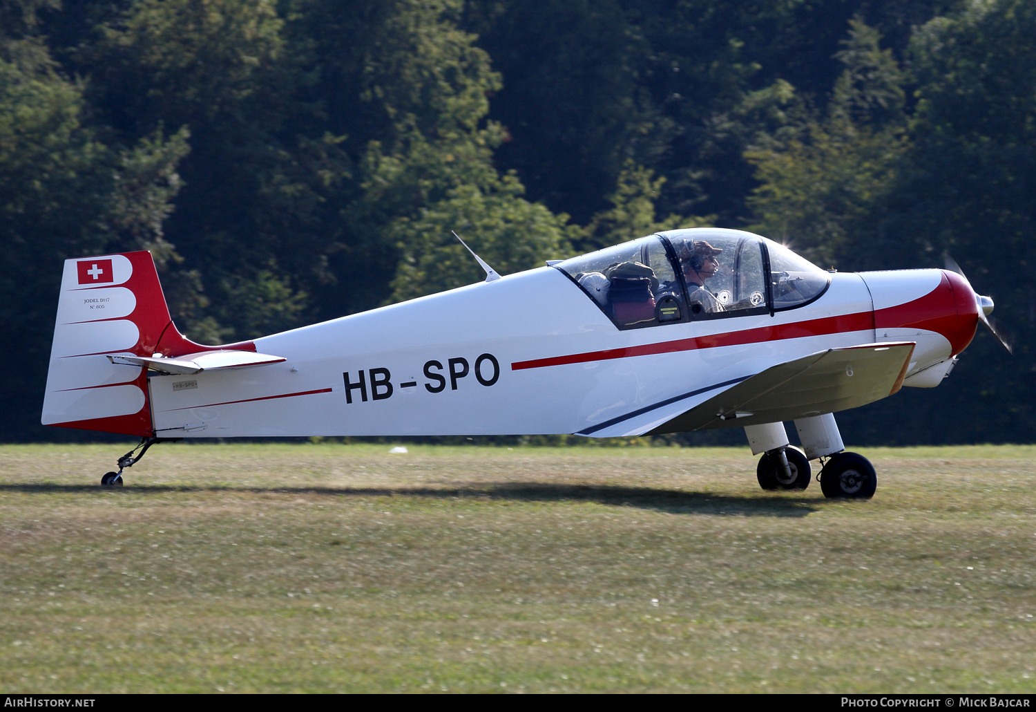 Aircraft Photo of HB-SPO | SAN Jodel D-117 | AirHistory.net #94284