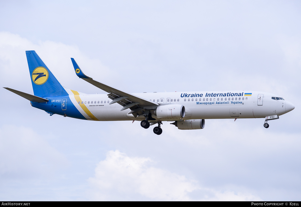 Aircraft Photo of UR-PSI | Boeing 737-9KV/ER | Ukraine International Airlines | AirHistory.net #94296