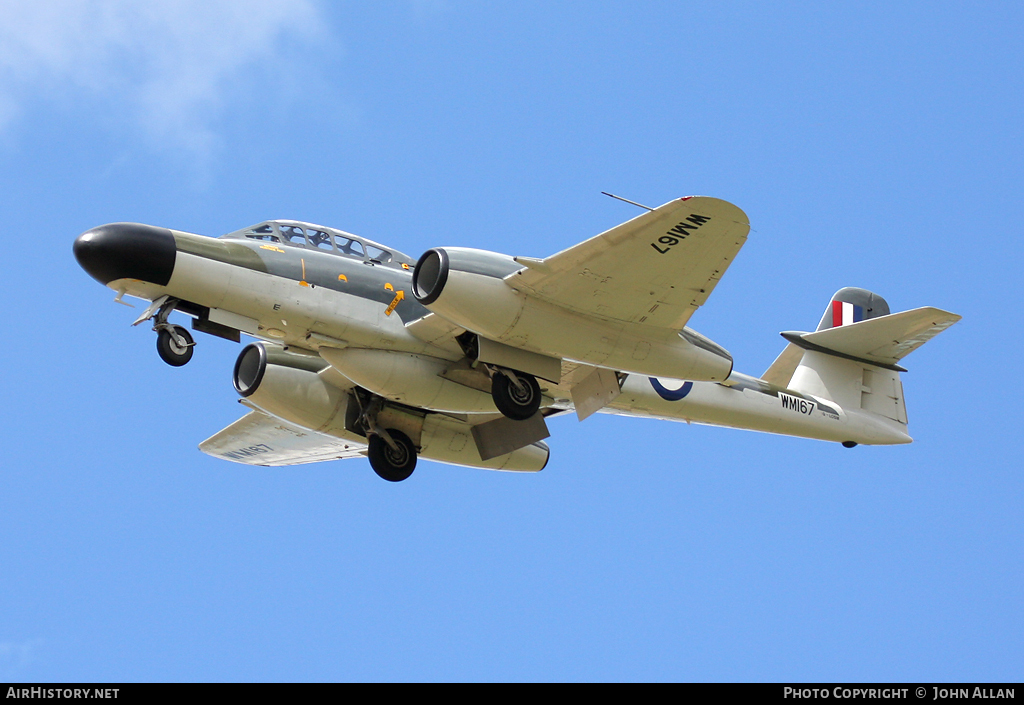 Aircraft Photo of G-LOSM / WM167 | Gloster Meteor NF11 | UK - Air Force | AirHistory.net #94307