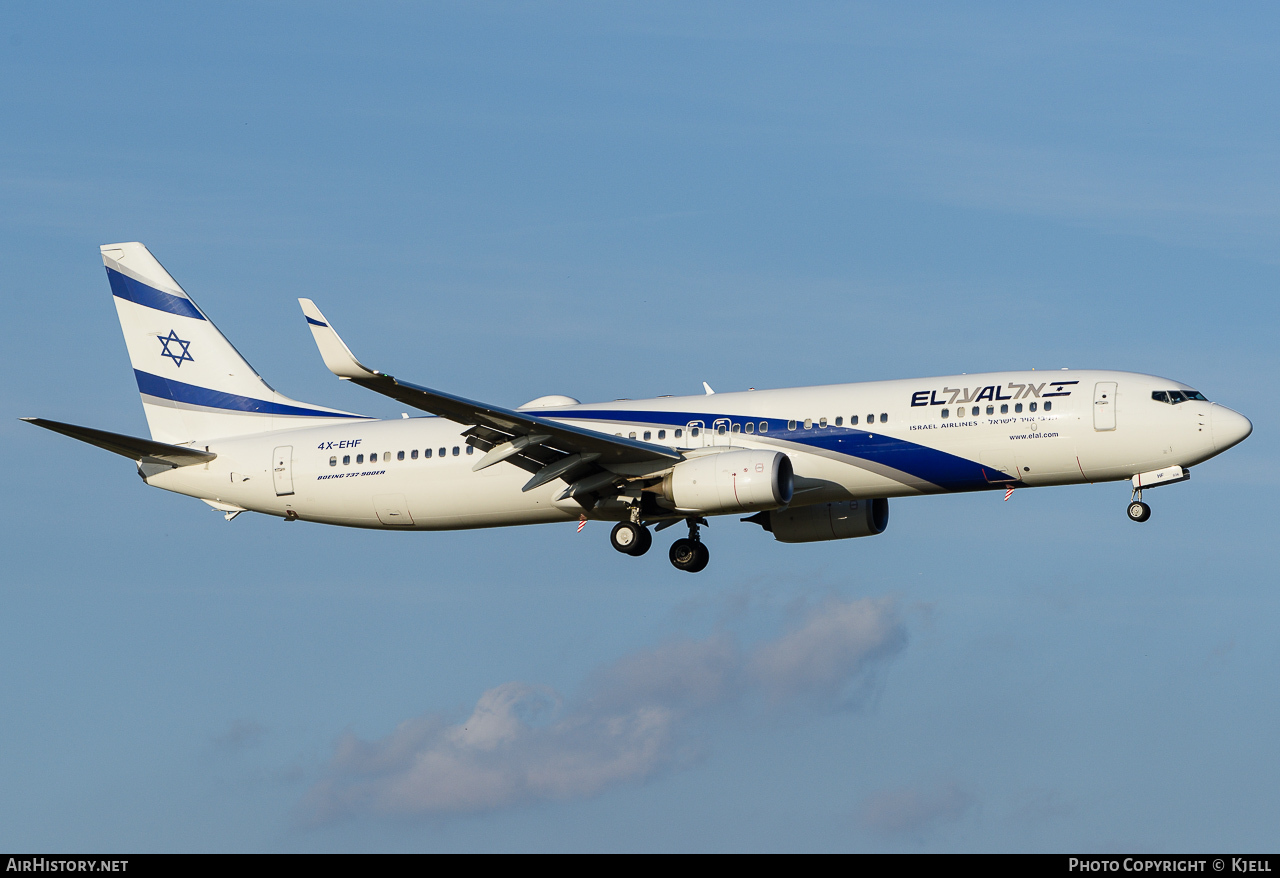Aircraft Photo of 4X-EHF | Boeing 737-958/ER | El Al Israel Airlines | AirHistory.net #94320