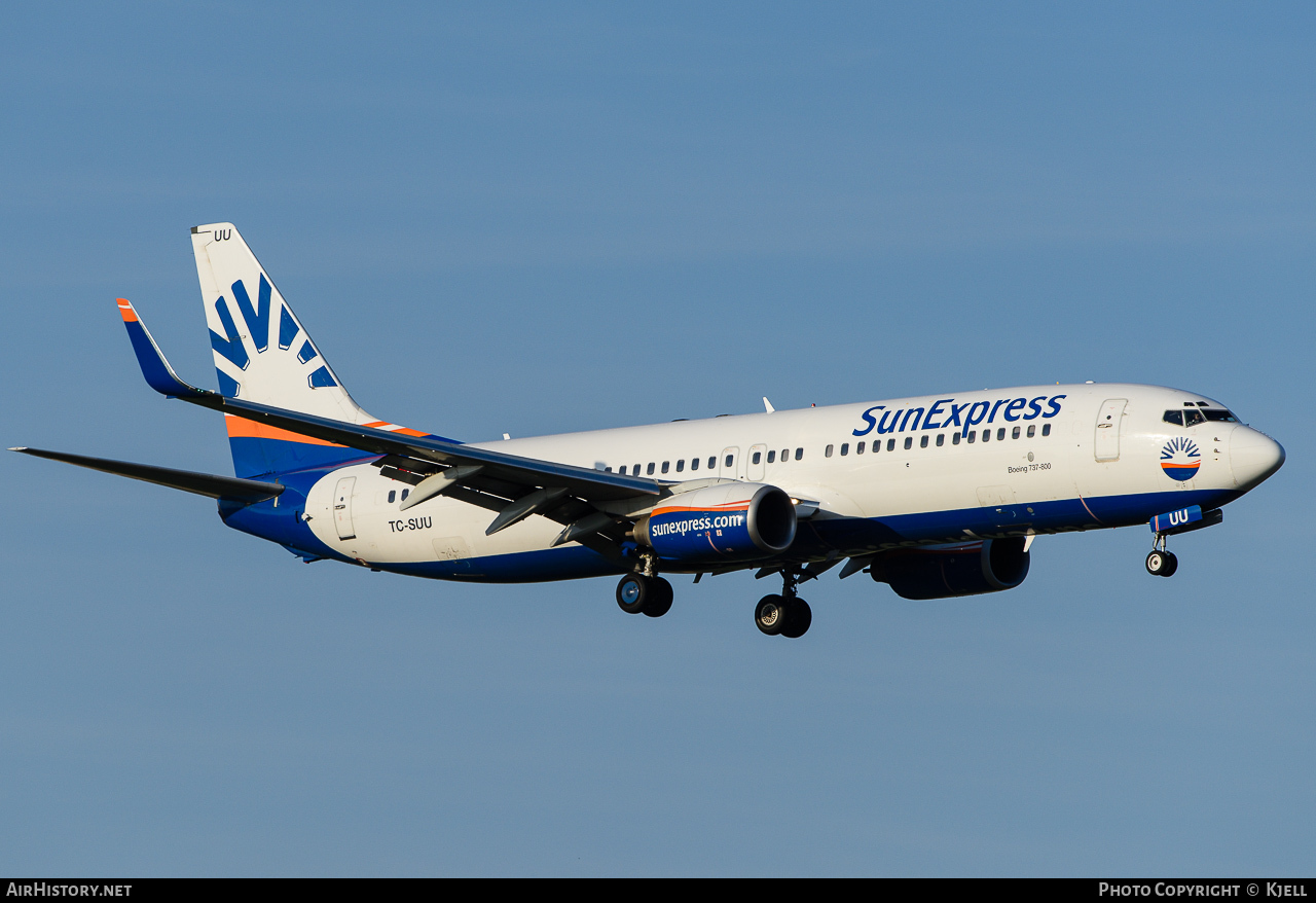 Aircraft Photo of TC-SUU | Boeing 737-86Q | SunExpress | AirHistory.net #94322