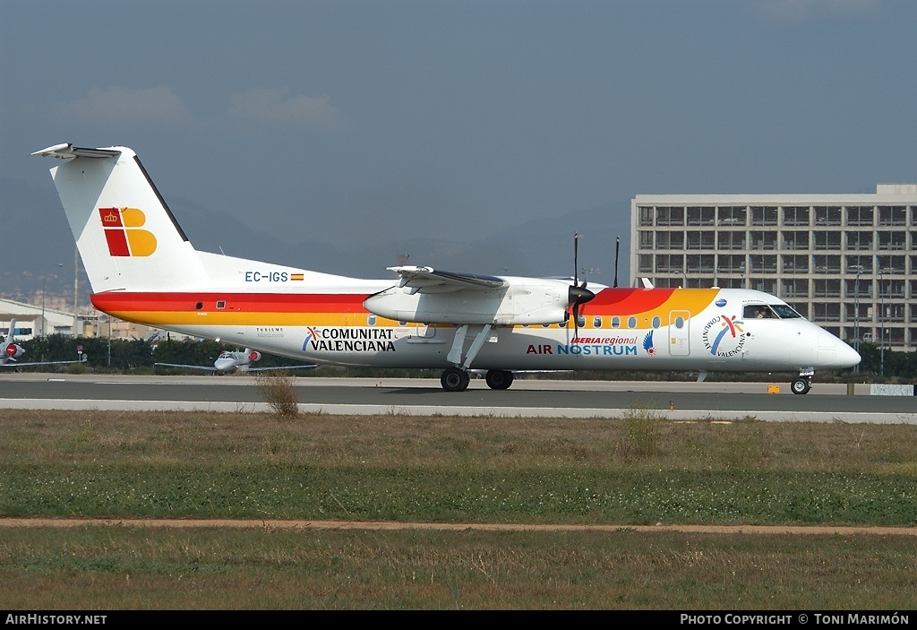 Aircraft Photo of EC-IGS | Bombardier DHC-8-315Q Dash 8 | Iberia Regional | AirHistory.net #94332
