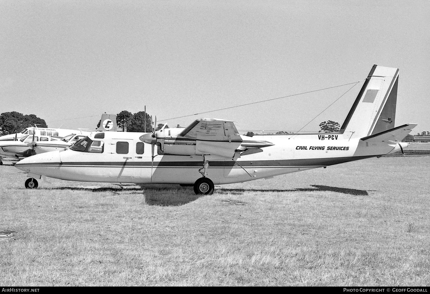 Aircraft Photo of VH-PCV | Rockwell 690A Turbo Commander | Civil Flying Services | AirHistory.net #94379