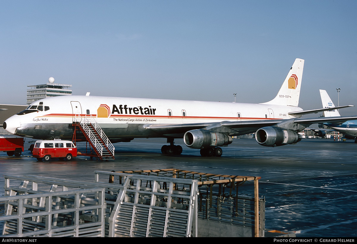 Aircraft Photo of VP-WMJ | Douglas DC-8-55(F) | Affretair | AirHistory.net #94414