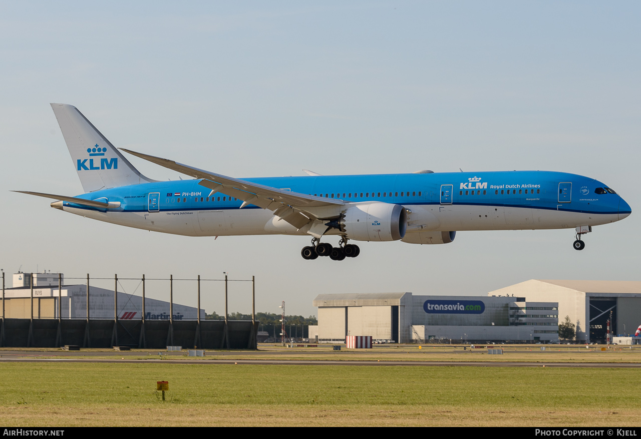 Aircraft Photo of PH-BHM | Boeing 787-9 Dreamliner | KLM - Royal Dutch Airlines | AirHistory.net #94424