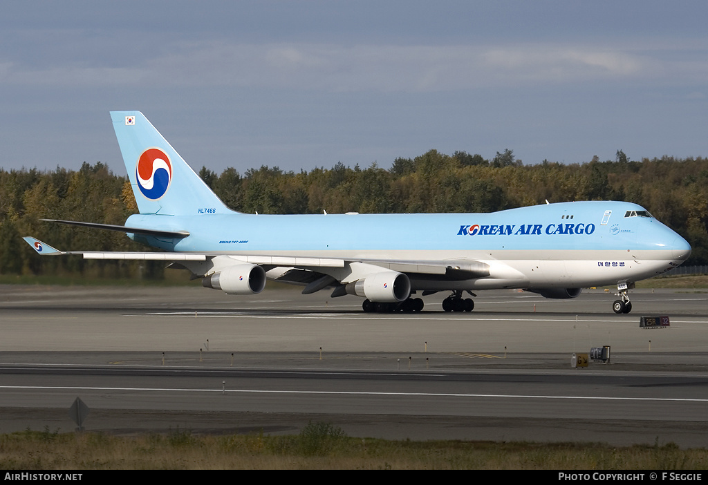 Aircraft Photo of HL7466 | Boeing 747-4B5F/SCD | Korean Air Cargo | AirHistory.net #94427