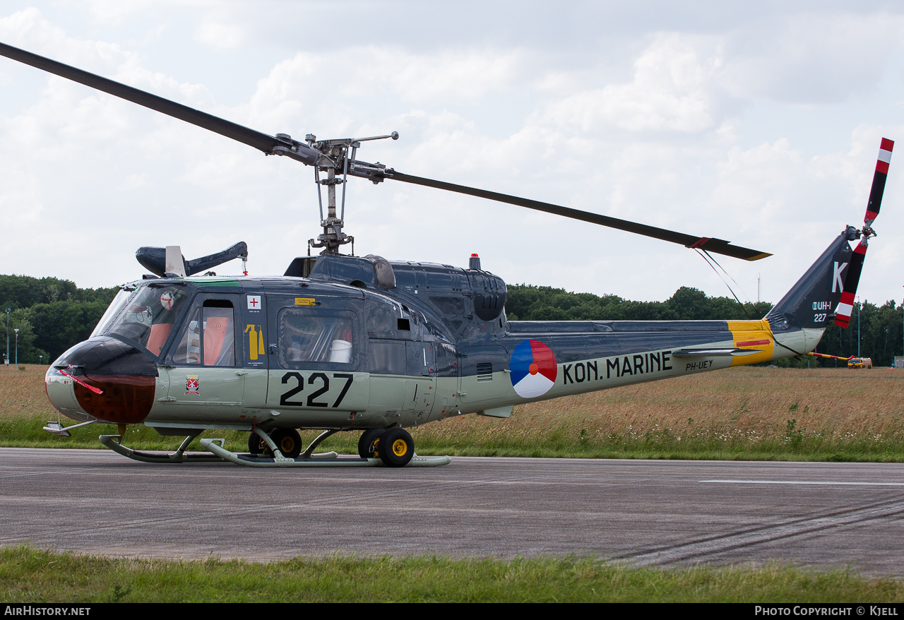Aircraft Photo of PH-UEY / 227 | Agusta AB-204B | Netherlands - Navy | AirHistory.net #94434
