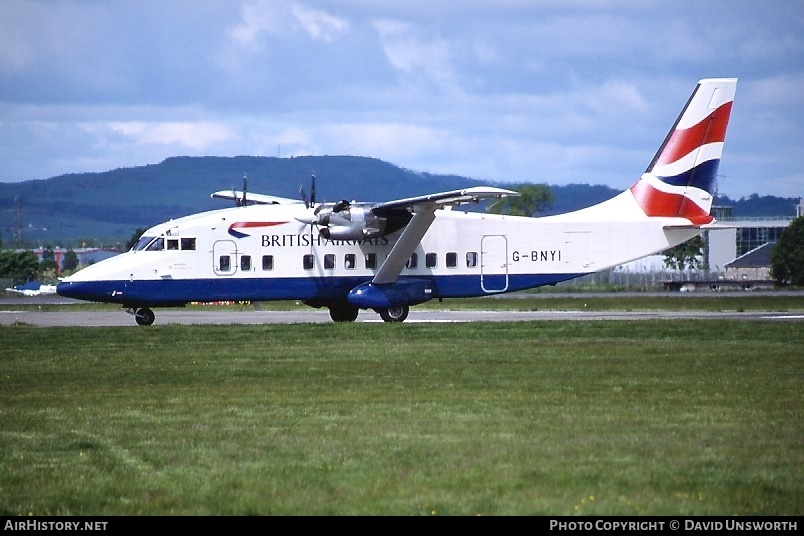 Aircraft Photo of G-BNYI | Short 360-300 | British Airways | AirHistory.net #94447