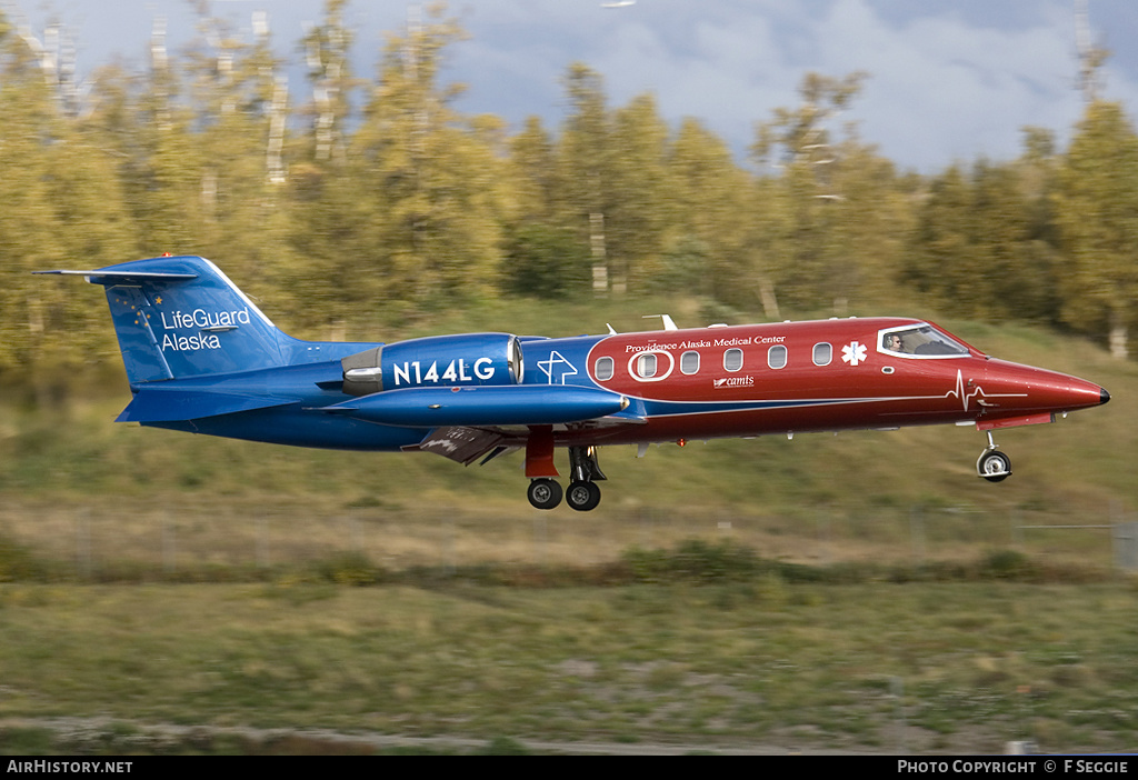 Aircraft Photo of N144LG | Gates Learjet 35A/ZR | Lifeguard Alaska - Providence Alaska Medical Center | AirHistory.net #94453